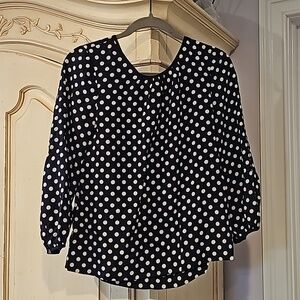 Womens J crew silk blouse